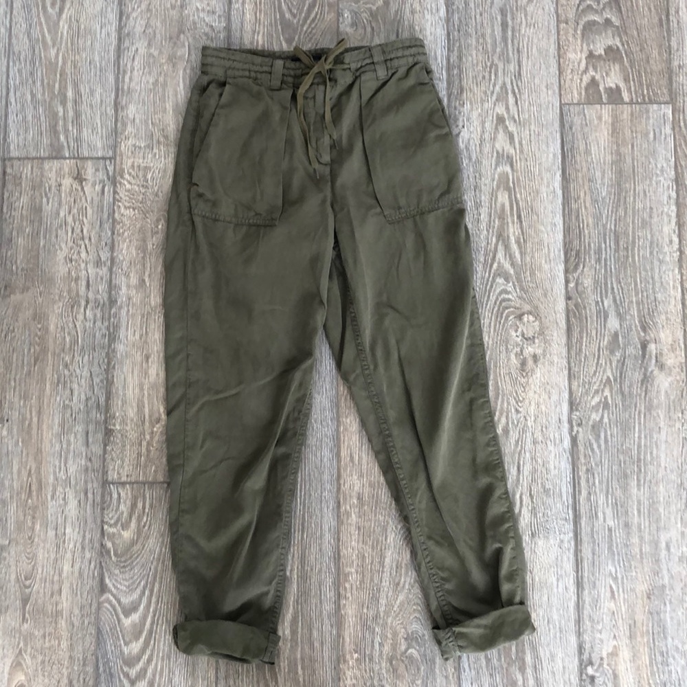 Topshop Joggers in Olive